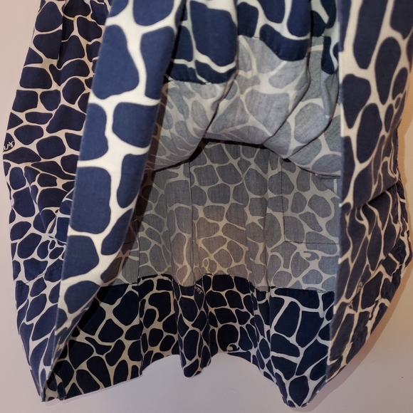 26) LILLY PULITZER Giraffe print skirt with pockets Sz. 2 - Picture 4 of 6
